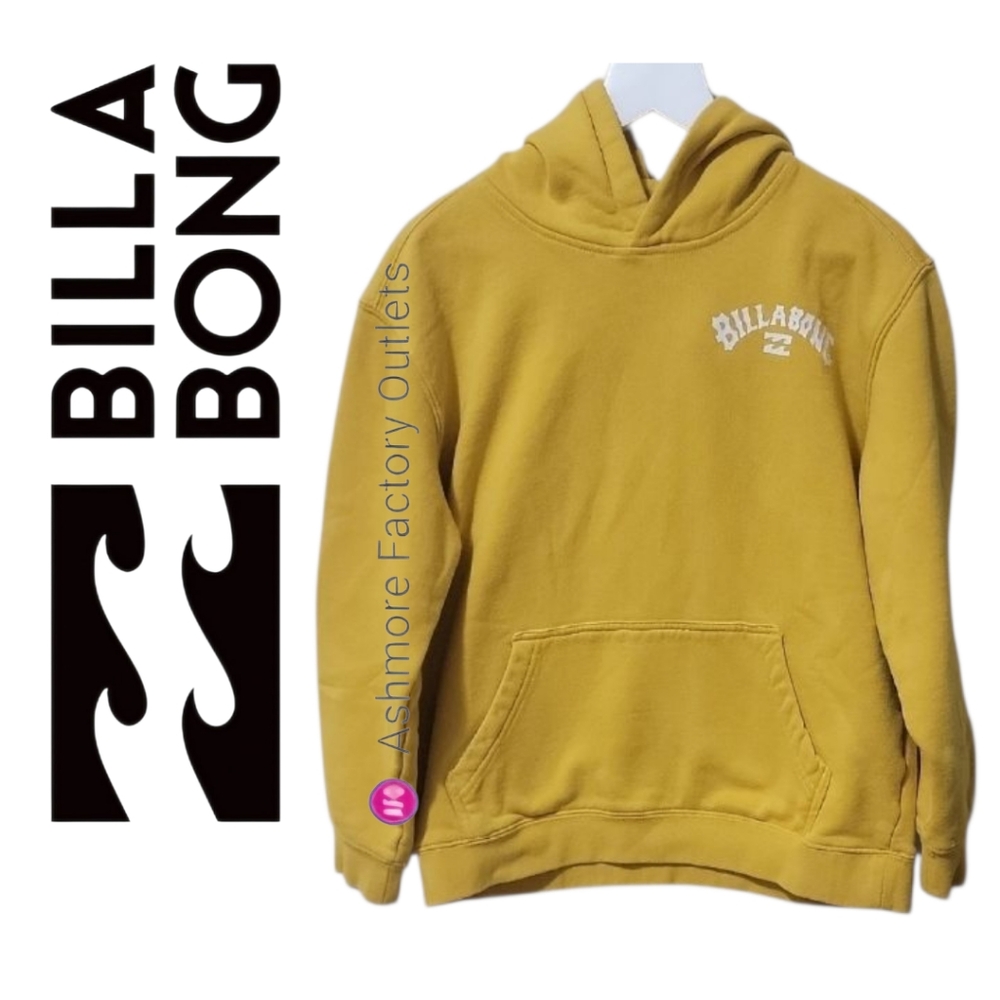 Billabong Kids Yellow Hoodie XL 14/16 in good condition